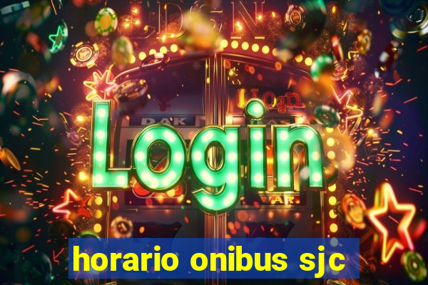 horario onibus sjc